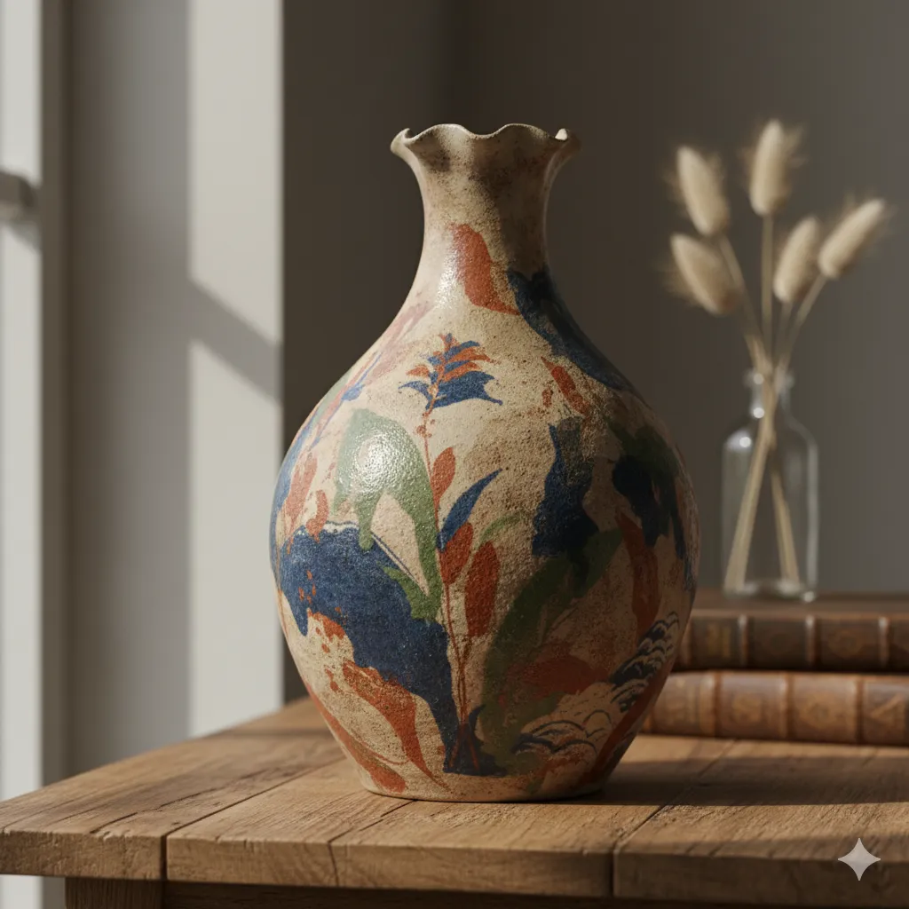 Handcrafted ceramic vase